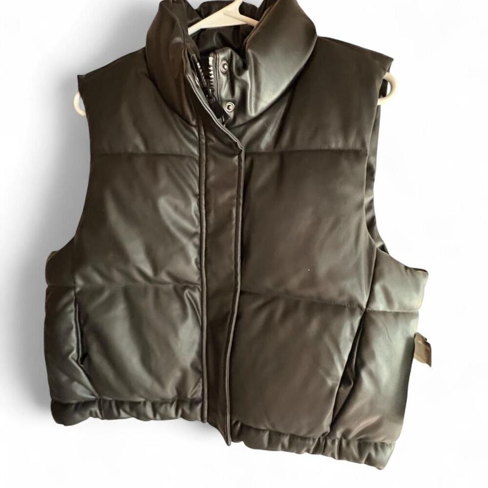 Unbranded Women's Black and Brown Gilet